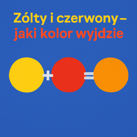 Żółty i czerwony – jaki kolor wyjdzie?