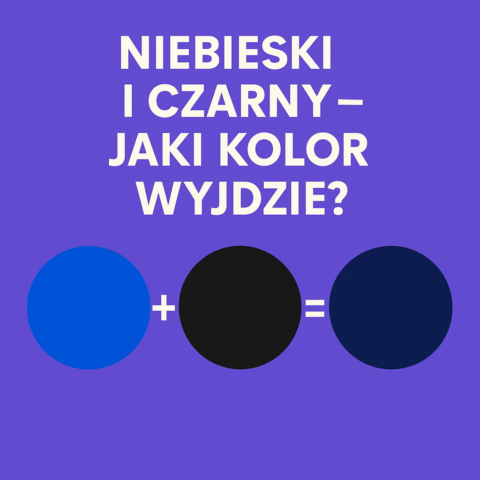 niebieski i czarny jaki wyjdzie kolor