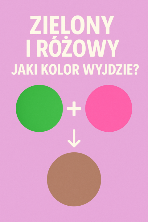 zielony i fioletowy jaki kolor wyjdzie