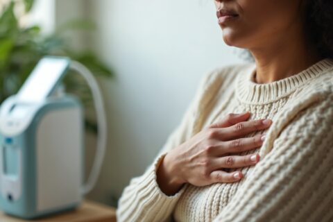 Sklep medyczny oferujący przenośne koncentratory tlenu