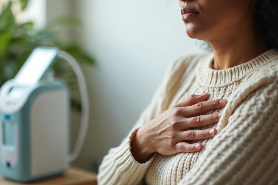 Sklep medyczny oferujący przenośne koncentratory tlenu